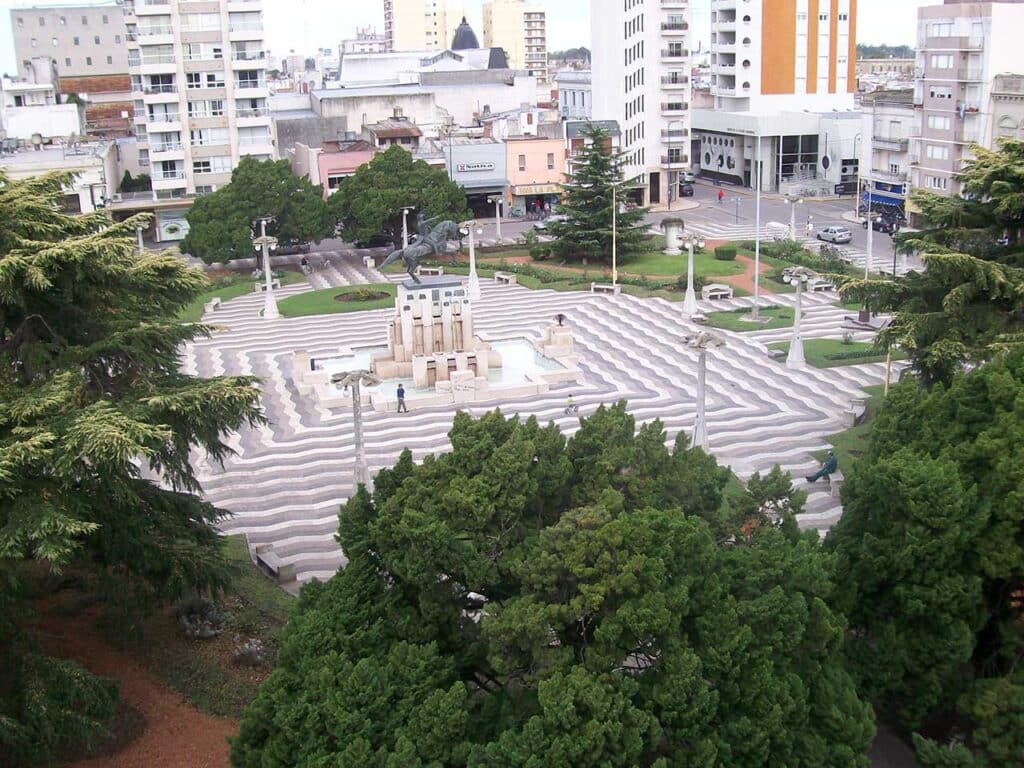 Plaza San Martín de la Ciudad de Azul, Provincia de Buenos Aires - Argentina