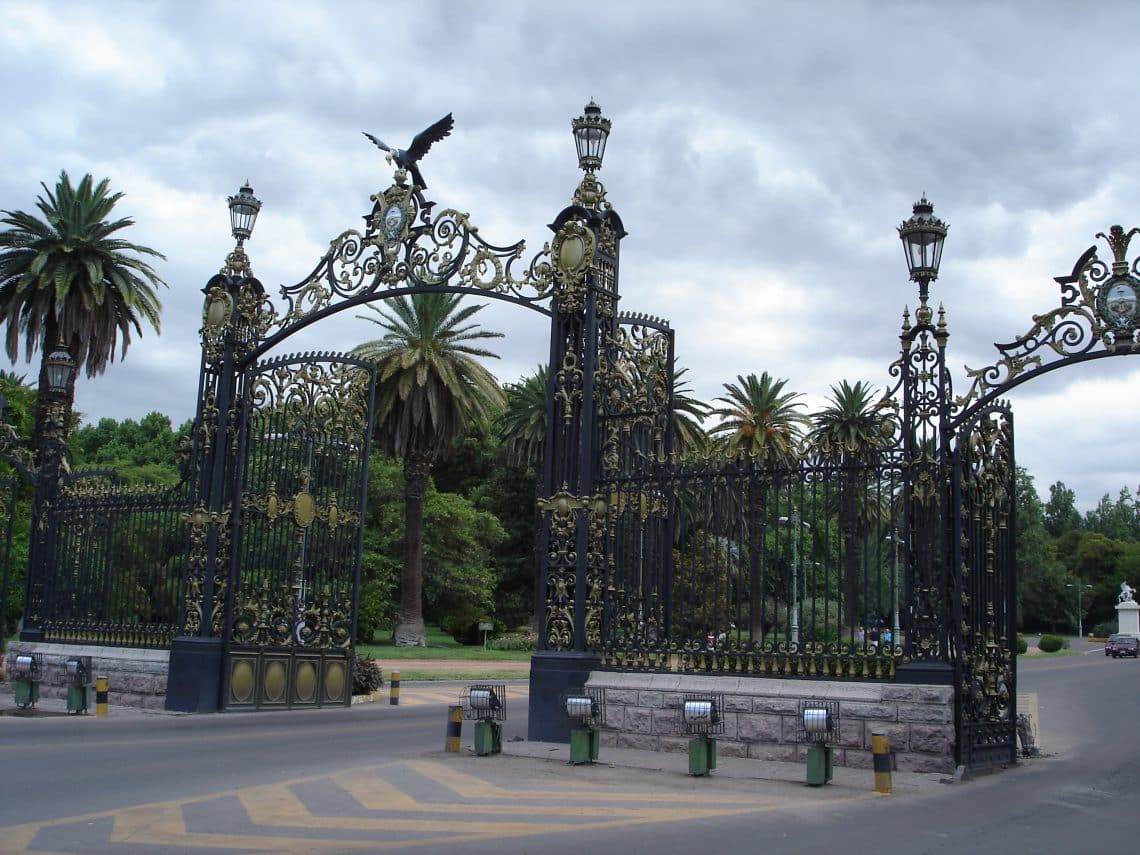 Portones Parque San Martín, ciudad de Mendoza