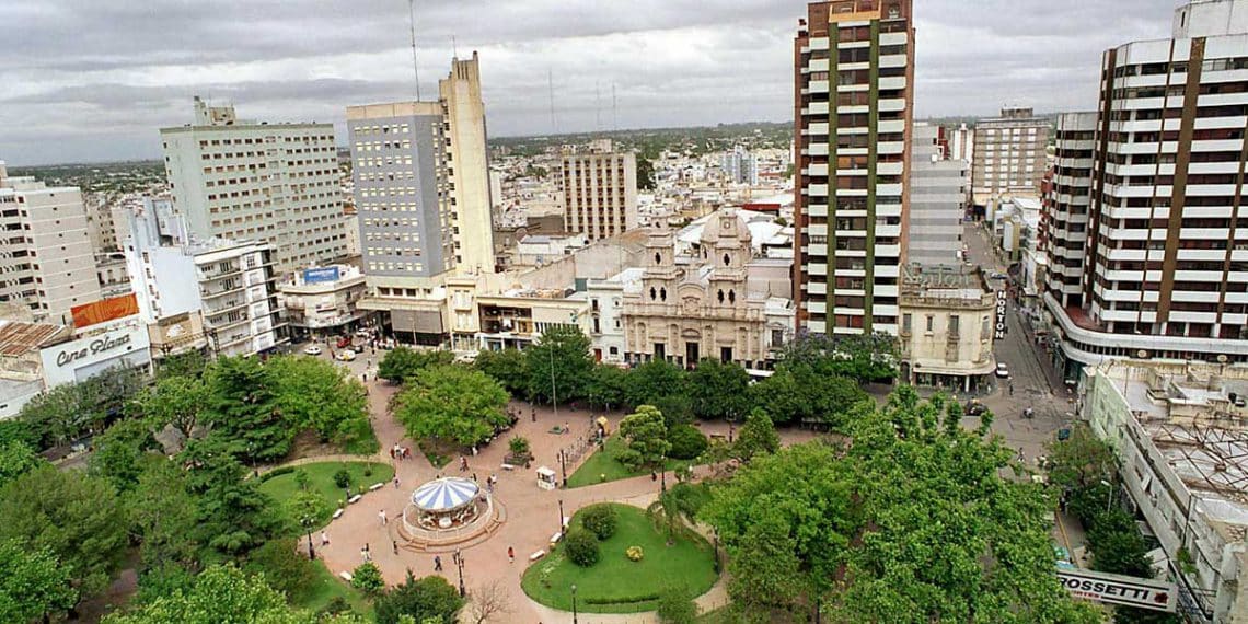 Vista Aérea de la ciudad de Río Cuarto