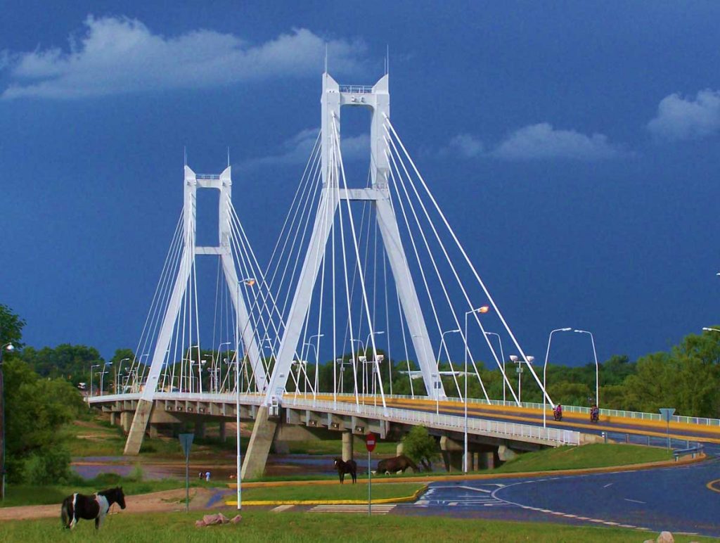 Puente Colgante de la ciudad de Río Cuarto