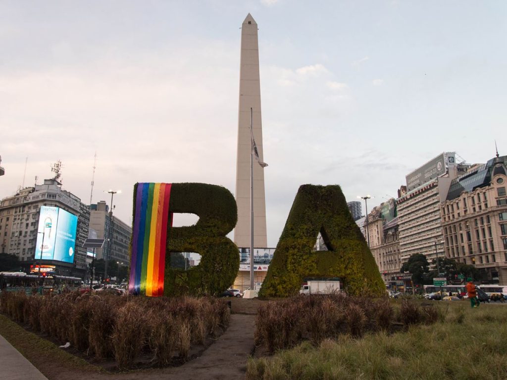 El Obelisco de la ciudad de Buenos Aires