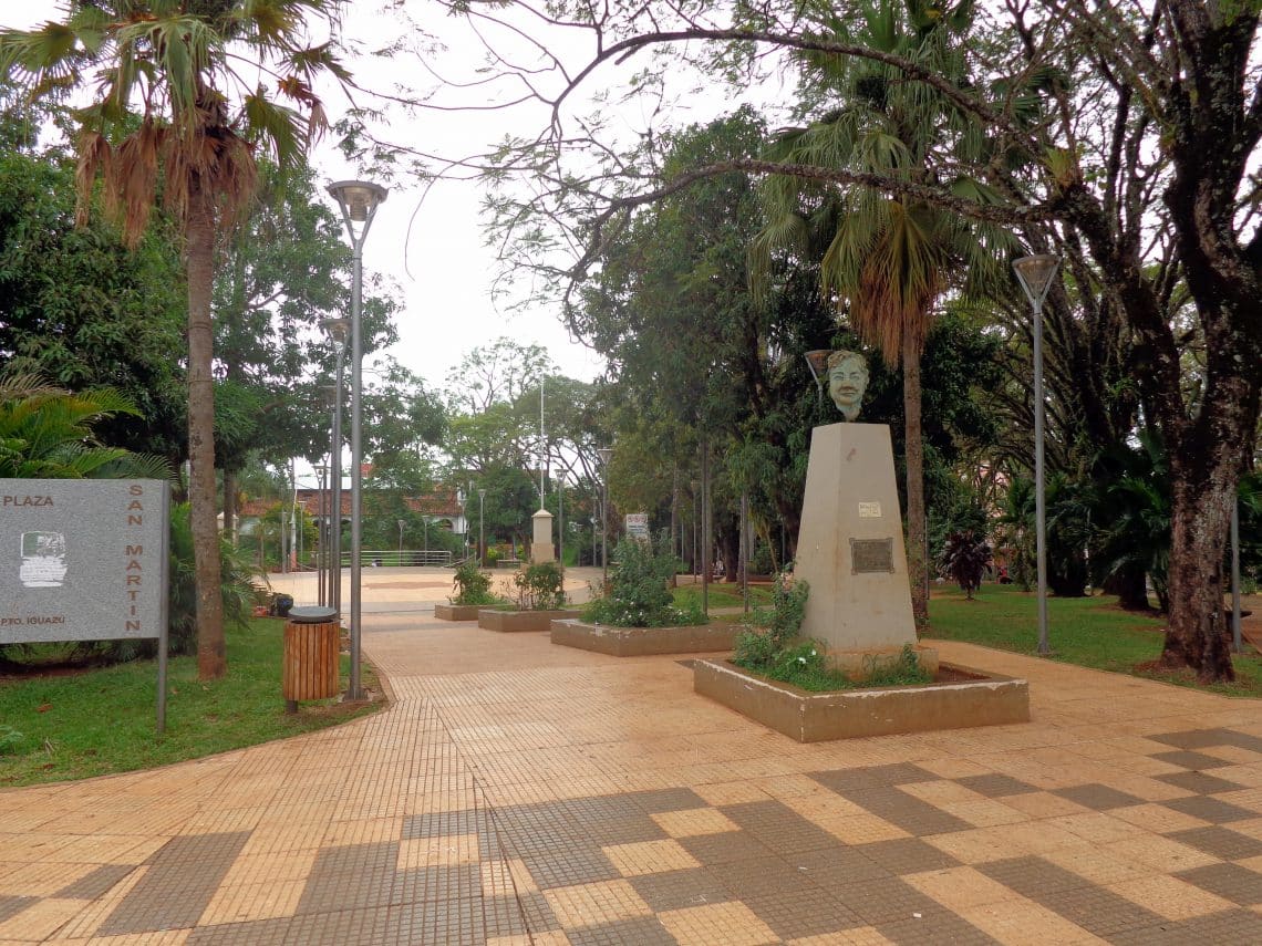 Plaza San Martín de Puerto Iguazú, Misiones