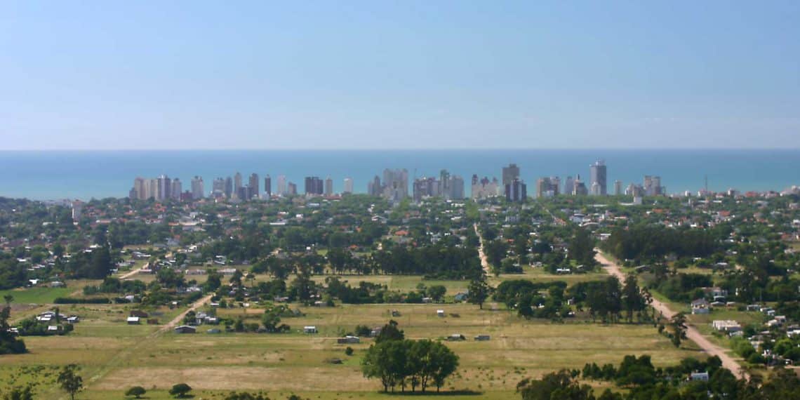 Vista Aérea de Miramar, Buenos Aires