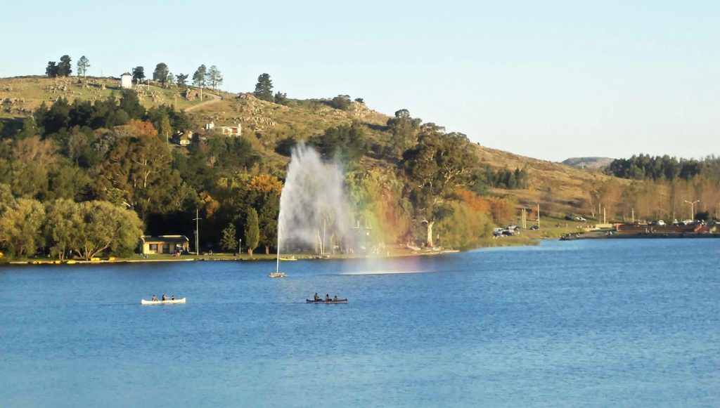 Lago del Fuerte en Tandil en Buenos Aires