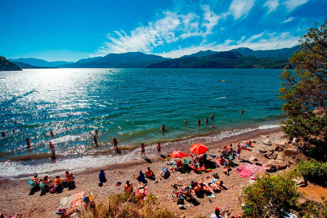 Playa Catritre, Lago Lácar, San Martín de los Andes