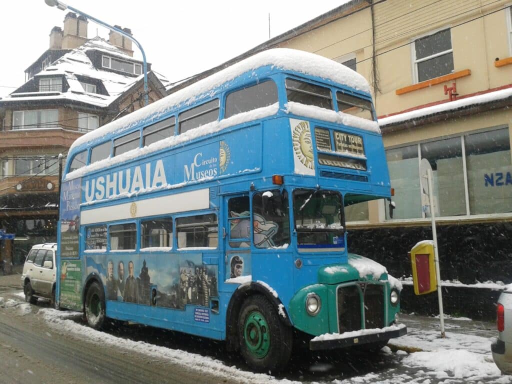 Excursión en autobús de dos pisos en Ushuaia