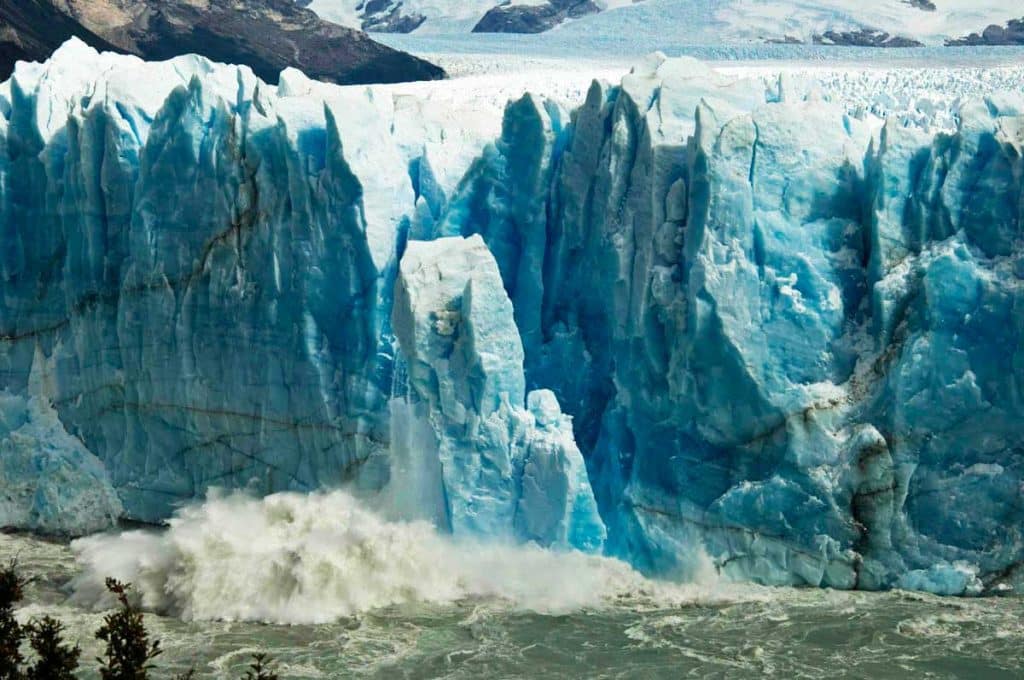 Rompimiento Glaciar Perito Moreno, El Calafate, Santa Cruz - foto: HD Clarín