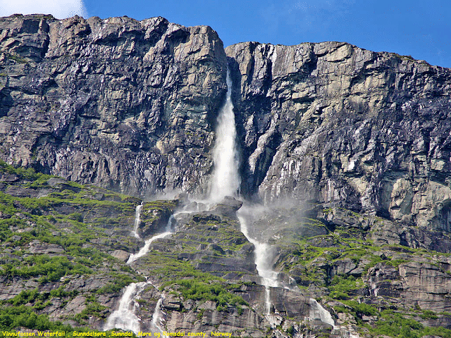 Cascada Vinnufossen, Noruega