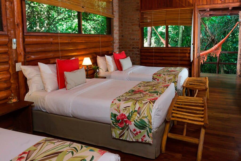Habitación de La Aldea de la Selva Lodge en Iguazú